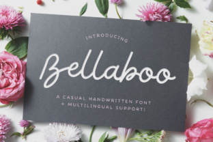 Bellaboo: A Handwritten Script Font for Elegant Design