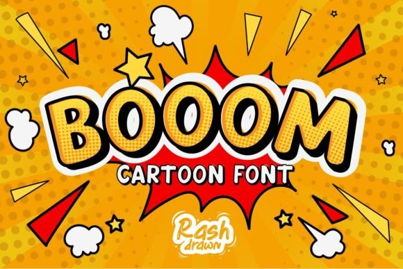 Booom: A Bold Comic Font for Dynamic Designs