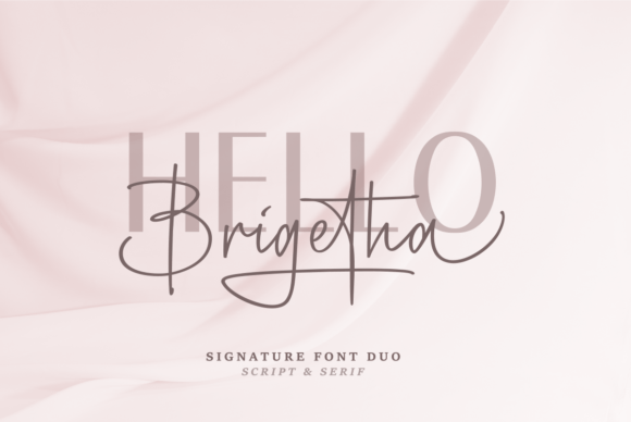 Brigetha: An Elegant Font Pairing for Sophisticated Designs