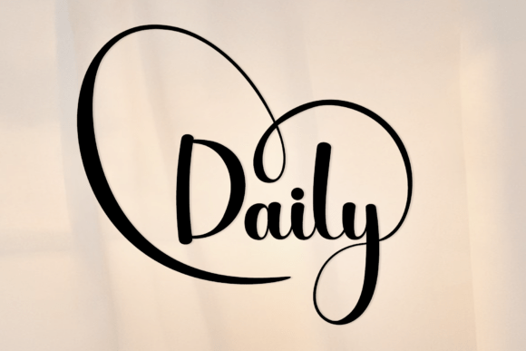 Daily: A Handwritten Font for Timeless, Eye-Catching Designs