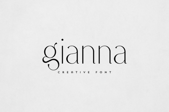 Gianna: A Modern Sans Serif for Distinctive Design