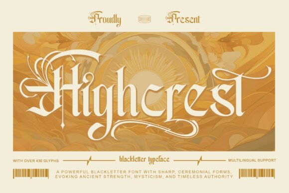Highcrest: A Typeface of Timeless Authority