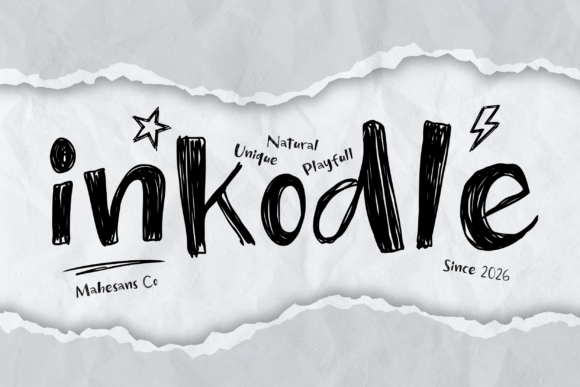 Inkodle: A Handwritten Font for Creative Projects