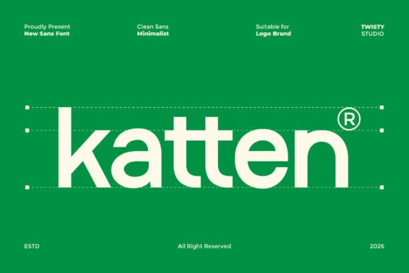 Katten: The Clean Sans Serif for Modern Design