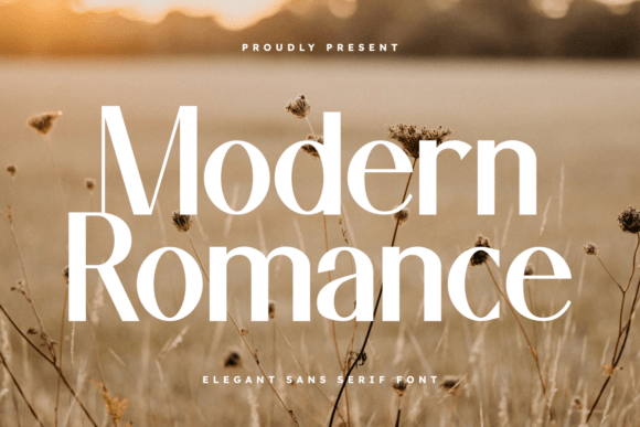 Modern Romance: Elegant Sans Serif for Timeless Design