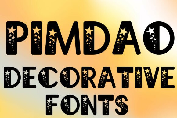 Pimdao: A Decorative Star Font for Magical Designs