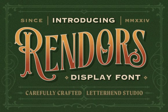 Ronders: A Typeface Blending Vintage Charm with Bold Presence