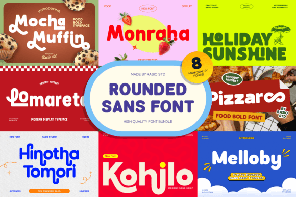 Rounded Sans Bundle: A Friendly Font Collection