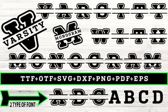 The Varsity Monogram Font: A Nostalgic Design Asset