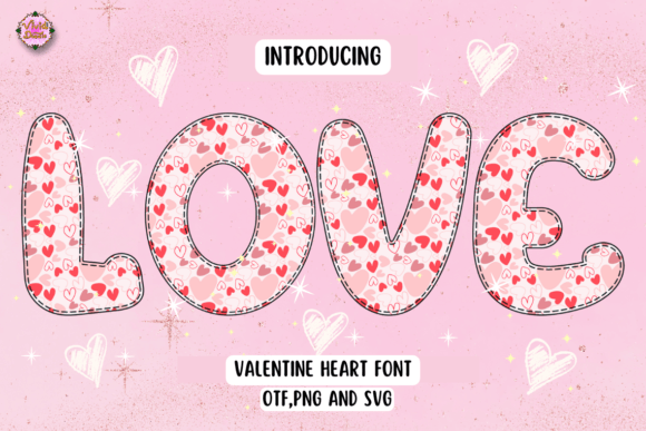 Valentine Heart: A Script Font for Romantic Designs