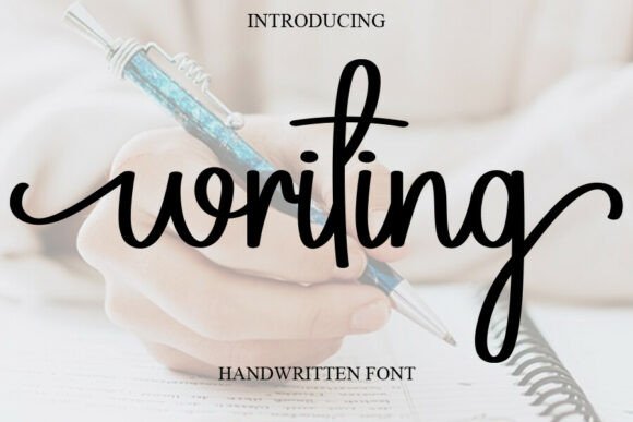 Writing: A Delicate Cursive Handwritten Font